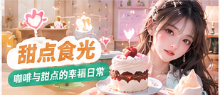 甜点食光生活摄影主题